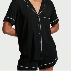 Victoria’s Secret Black & Pink Pajama Shorts